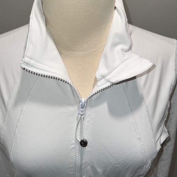 White yoga jacket, size Large - Picture 3 of 4